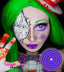 Amaze with these Violet Rinnegan circle lenses by CrazyLab Korea in hyper-sized 17mm mini sclera diameter! These vibrant purple colored contacts are perfect for your Naruto cosplay or anytime you want to make a big statement with your eyes. You get your Violet Rinnegan mini sclera contact lenses fast from the USA with a free lens case for storage.