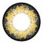 Flower pattern on Geo WFLA54 Lavender Brown circle lenses.