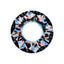 Barbie Diamond Blue circle lenses feature a unique faceted crystal pattern that will make your eyes sparkle and shine like a gem. These extra large blue colored contacts blend interesting red flecks throughout for dimension. Each pair of these big blue dolly circle lenses comes with a free cute contact lens case and ships fast from the USA.