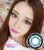 Barbie Angel Blue are pigmented circle lenses featuring a thick black outer circle limbal ring that creates a hyper dolly eyed look and extra large diameter for maximum eye enlargement. The popular Angel design is a true classic, and each pair of Barbie Angel Blue big eye circle lenses comes with free contact lens case and ships fast from the USA.