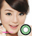 Barbie Angel Green are pigmented circle lenses featuring a thick black outer circle limbal ring that creates a hyper dolly eyed look and extra large diameter for maximum eye enlargement. The popular Angel design is a true classic, and each pair of Barbie Angel Green big eye circle lenses comes with free contact lens case and ships fast from the USA.