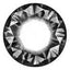 Barbie Diamond Grey circle lens design detail.