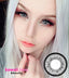 Dolly Eye Gray circle lenses, fast shipping from the USA