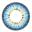 Barbie (Dueba) Puffy 3-Tones Blue circle lens design detail (USA ready stock)