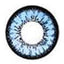 Design detail on Geo Angel Blue 14.2mm circle lenses.