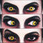 Bright yellow Mad Hatter colored contacts
