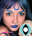 CrazyLab Aqua Cat slit eye pupil blue colored SFX circle lenses ship fast from the USA