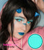 Cyan Mesh R costume circle lenses by Crazy Lab Korea, USA stock fast shipping