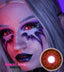 These 3 toned red gradient colored contacts are stunning! Transform your eyes with intense crimson color in vibrant blended hues of black and red, fit for a magikal enchantress. Each pair of CrazyLab Scarlet Witch circle lenses comes with a free contact lens case and ships fast from the USA.