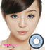 This super cute blue lens is a bigger version of the popular Olive/Wing design by GEO and feature a more defined black limbal ring to make your eyes really pop like a doll's. Sweety Doll Eye Blue circle lenses ship fast from the USA and come with a lens case for storage.