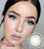 These beautiful jewel toned green lenses give the ultimate dramatic but natural look that's popular with Instagram models, influencers and make up artists. Thin and comfy, these pretty Premium Emerald Green circle lenses come with a free contact lens case and ships fast from the USA.
