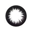 Colored contact design detail of Super Magic Color XCK105 black circle lenses.