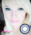 Dolly Super Nudy Blue circle lenses ship fast from the USA with a free contact lens case