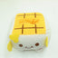 Hannari Tofu Plush Cellphone Holder Yellow
