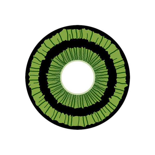 17mm Green Goblin Mini Sclera Circle Lenses | Yearly