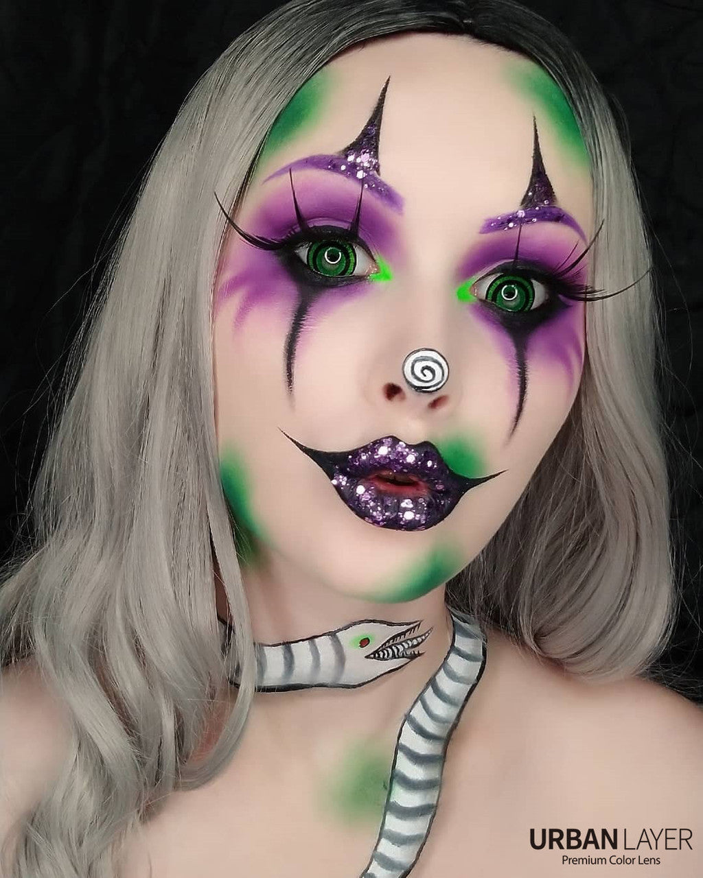 17mm Green Goblin Mini Sclera Circle Lenses | Yearly
