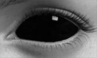crazy 22mm black sclera full eye contact lens