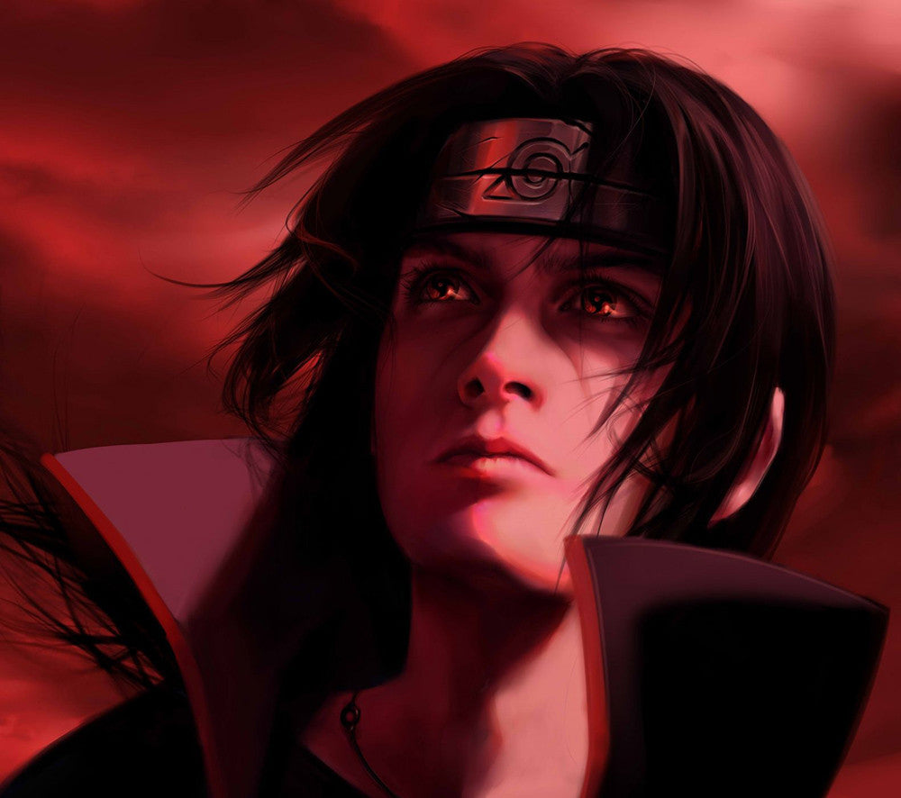 Naruto Itachi red sharingan cosplay circle contact lenses (USA stock) Main image