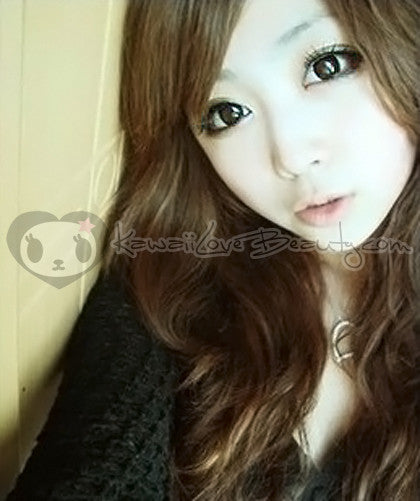 HC-106 Hurricane (Twilight) Chocolate Brown colored contact lenses.
