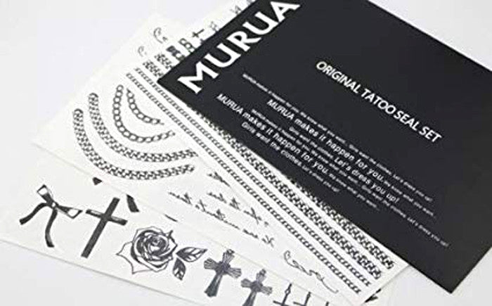 MURUA Japan Original Temporary Tattoo Set