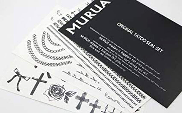MURUA Japan Original Temporary Tattoo Set