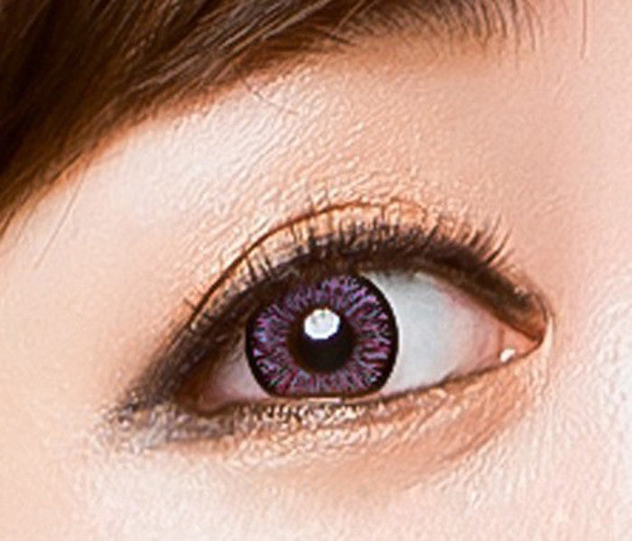 Colors of the Wind Alice Purple circle lenses by FreshTone Korea, USA fast shipping