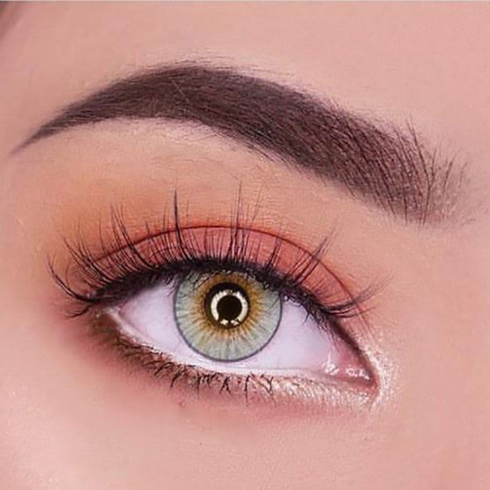 Angeles Gray hand-painted effect circle lenses