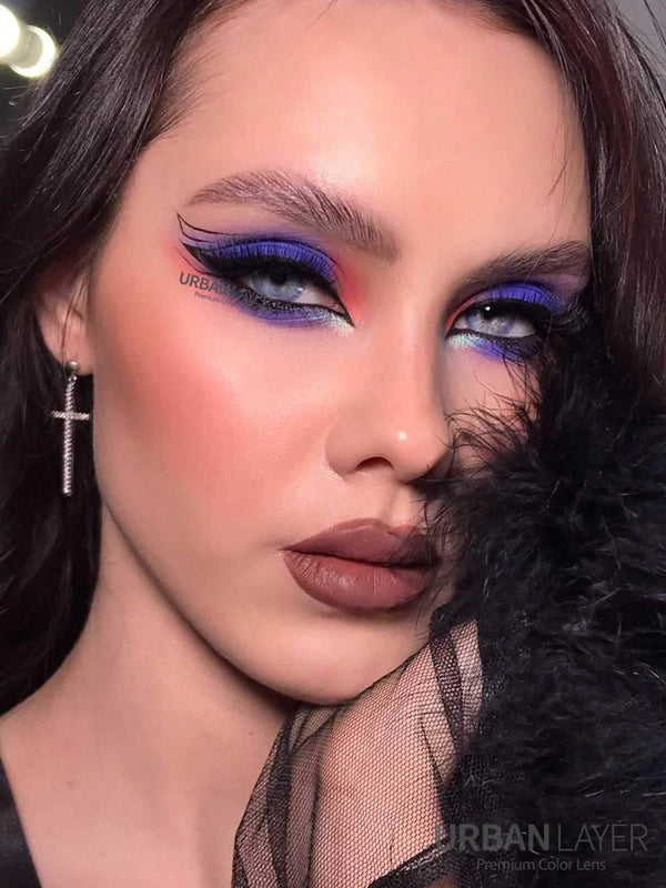 Angeles N Violet Colored Lenses | 1 Year