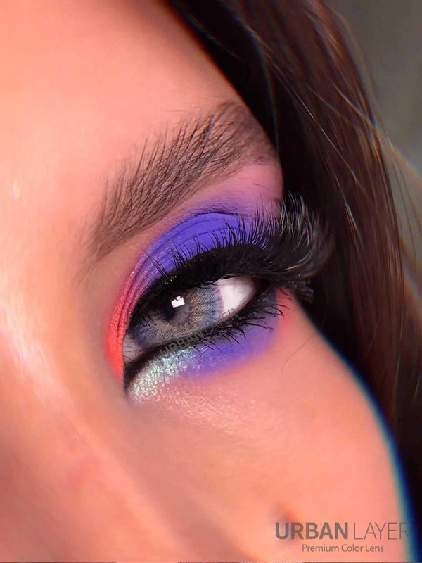 Angeles N Violet Colored Lenses | 1 Year