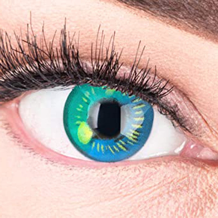 Anime Turquoise Circle Lenses | 1 Year Secondary image