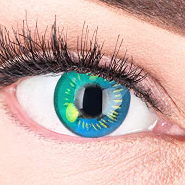 Anime Turquoise Circle Lenses | 1 Year