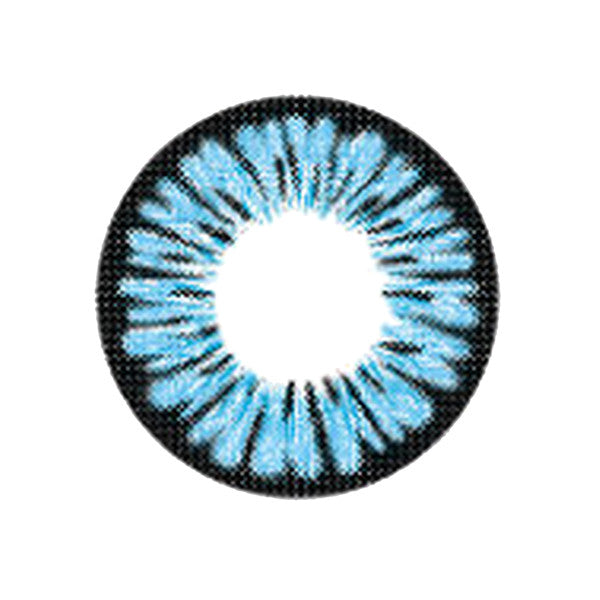 Feel like a mermaid with Colors of the Wind Aqua Marin, beautiful blue circle lenses with color reminiscent of translucent sea water lit with the glow of daylight. Mesmerize everyone who gazes into your lovely cerulean blue peepers that subtly enhance and enlarge with its black circle limbal ring design. Aqua Marin pretty blue circle lenses look best played up with various eye makeup looks and ship fast from the USA.