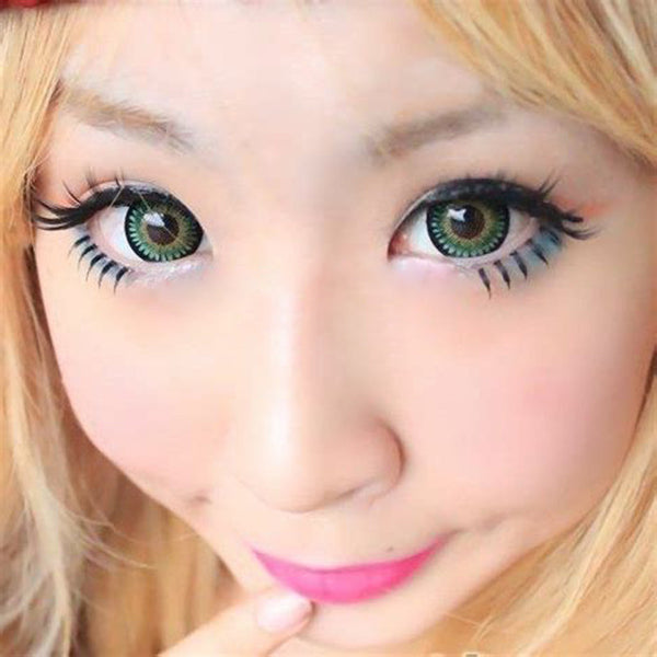 Bambi Cookie Green circle lenses