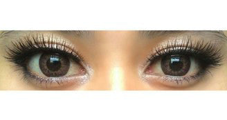 Intense, dolly eyes with Barbie Puffy 3 Tones Hazelnut Brown circle lenses.