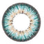 Dueba Barbie Puffy 3 Tone Turquoise circle lenses.