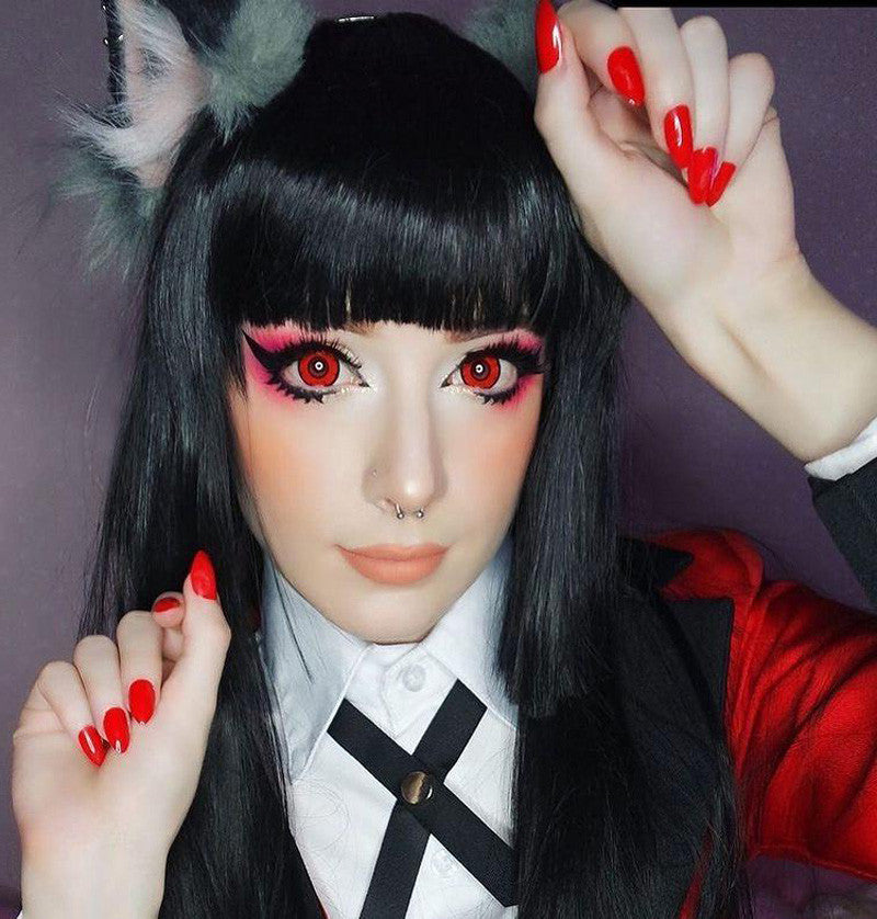 Authentic Korean Barbie Twilight Red cosplay circle lenses in the USA