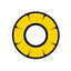 Barbie Twilight Yellow vibrant bright cosplay circle lenses ship fast from the USA and come with a free contact lens case.