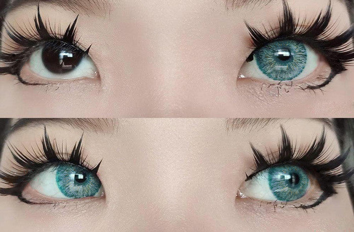 Emerald Rain Circle Lenses | Yearly Lens