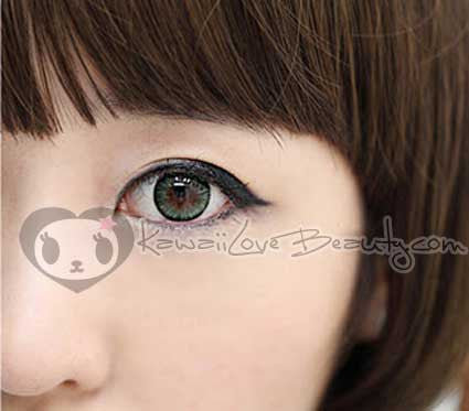 BS-203 Bella Green colored circle lens by Geo.