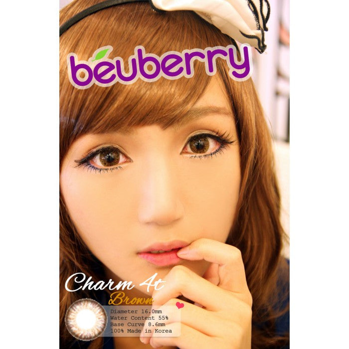 Beuberry Charm 4 Tones Brown circle lenses for bigger eyes Main image