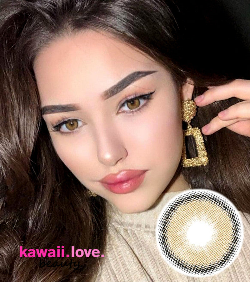 Biella Brown colored lenses by Urban Layer Korea are the perfect lenses for everyday looks. Each pair of Biella Brown colored contacts comes with a free contact lens case and ships fast from the USA.