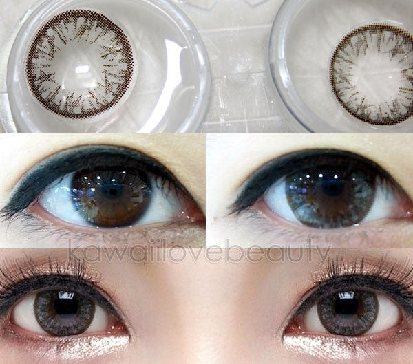 Closeup on Geo Big Grang Grang WHC-245 Grey circle lenses