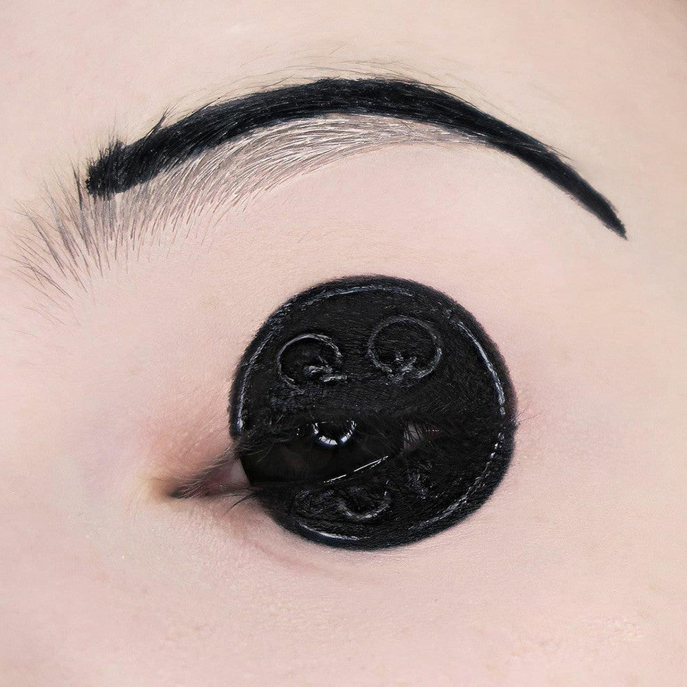 17mm Mini Sclera Black Circle Lenses | Yearly
