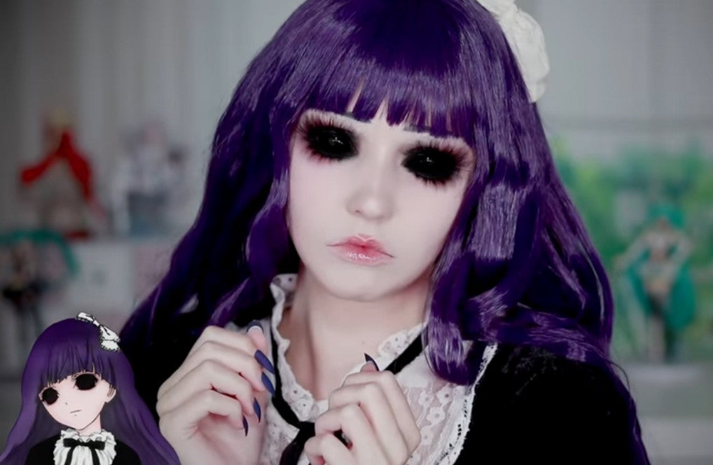 22mm Sclera Black Theatrical Lenses