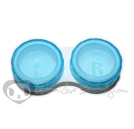 3-Pack Transparent Lens Cases (Blue) Main image