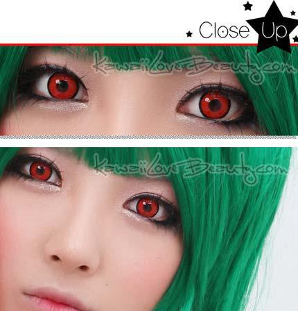 Mystic Red Circle Lenses | Yearly