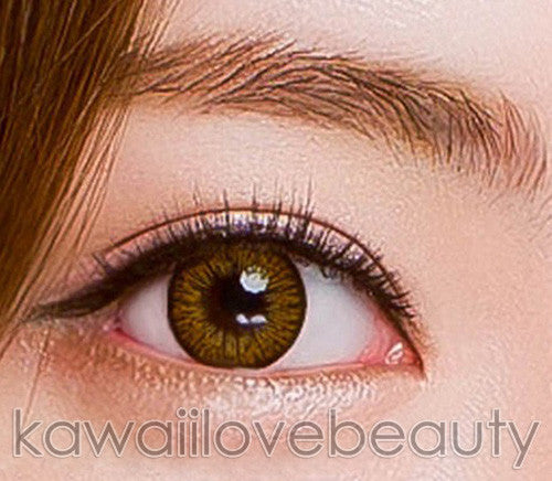 Detail, Colors of the Wind Caramel Brown circle lens