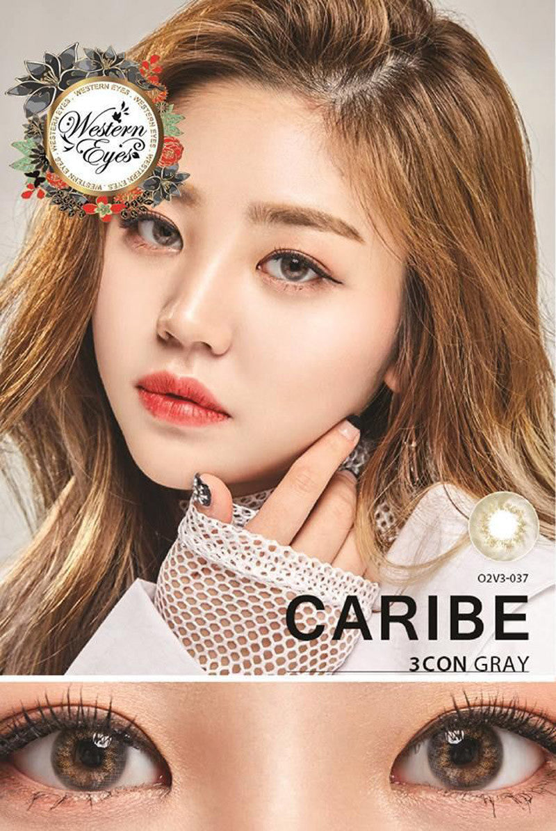 Caribe Gray circle lenses by Western Eyes ship fast from the USA