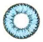 Geo CH622 Nudy Blue circle lens design detail.