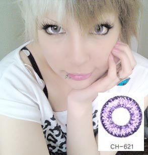 Nudy Violet CH-621 Circle Lenses